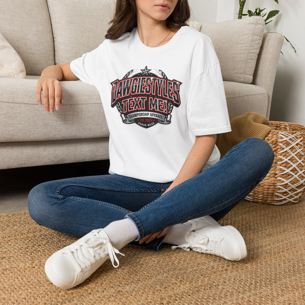 DawgiesTyles "Text Me!" Graphic T-Shirt