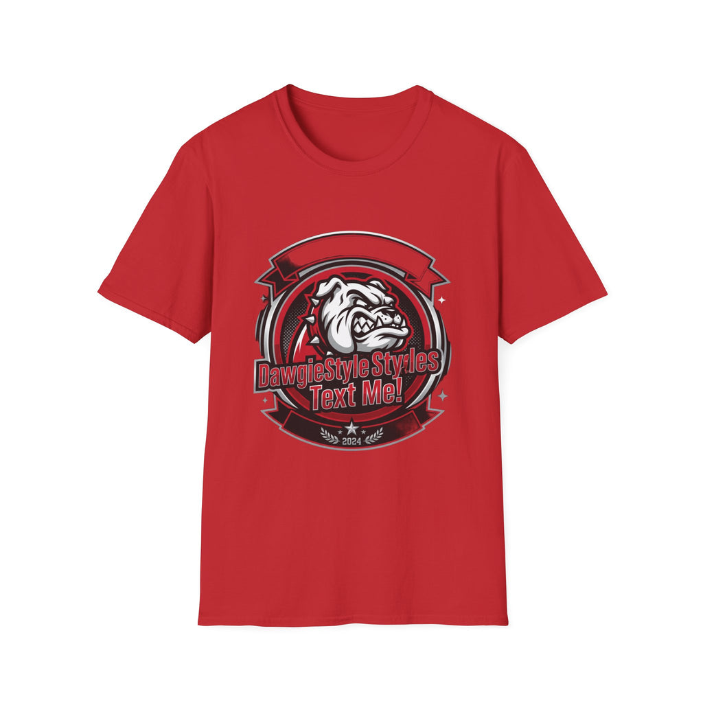 Bulldog Crest T-Shirt — Custom Text College Team Tee