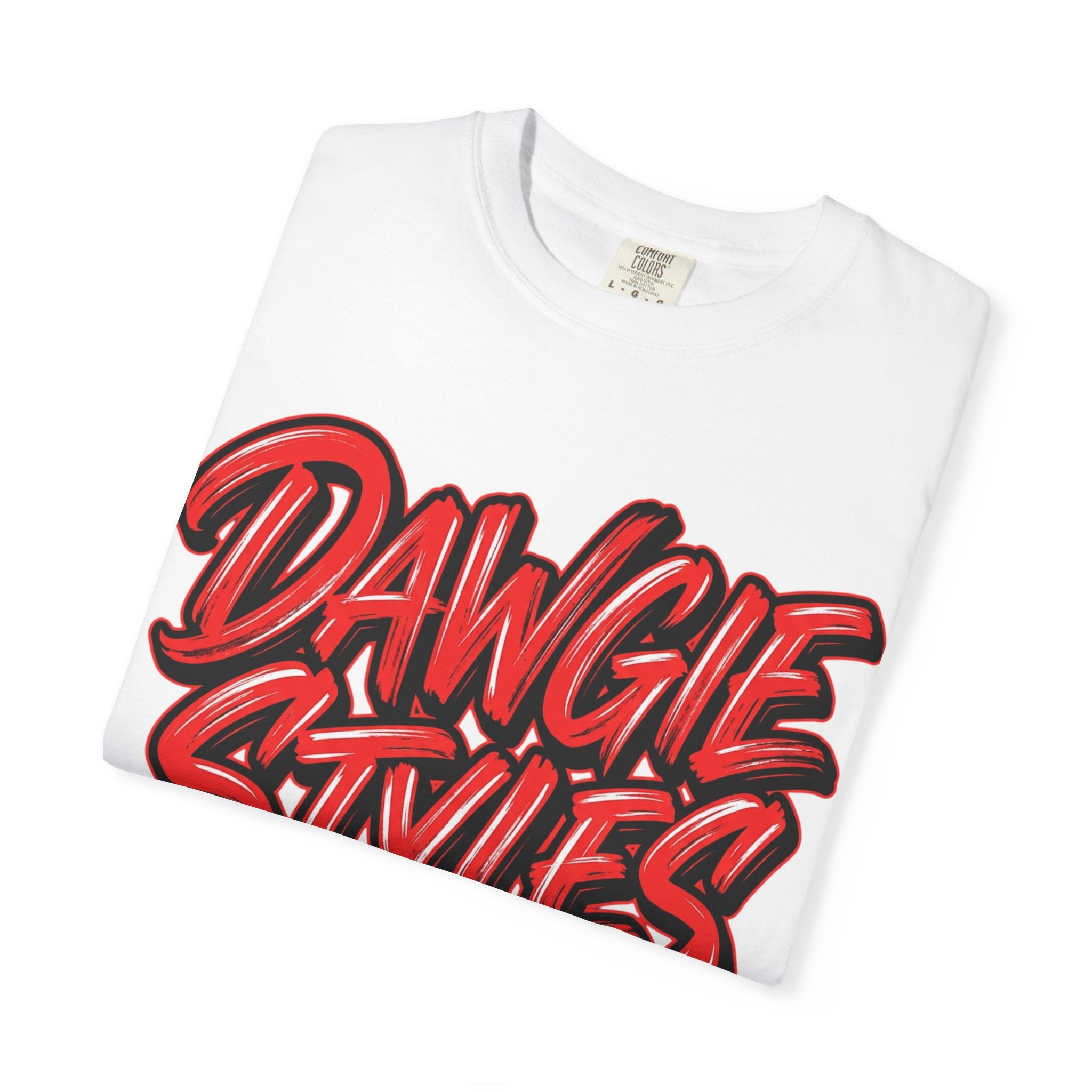 Dawgie Styles Graphic T-Shirt — Bold Red Streetwear Tee