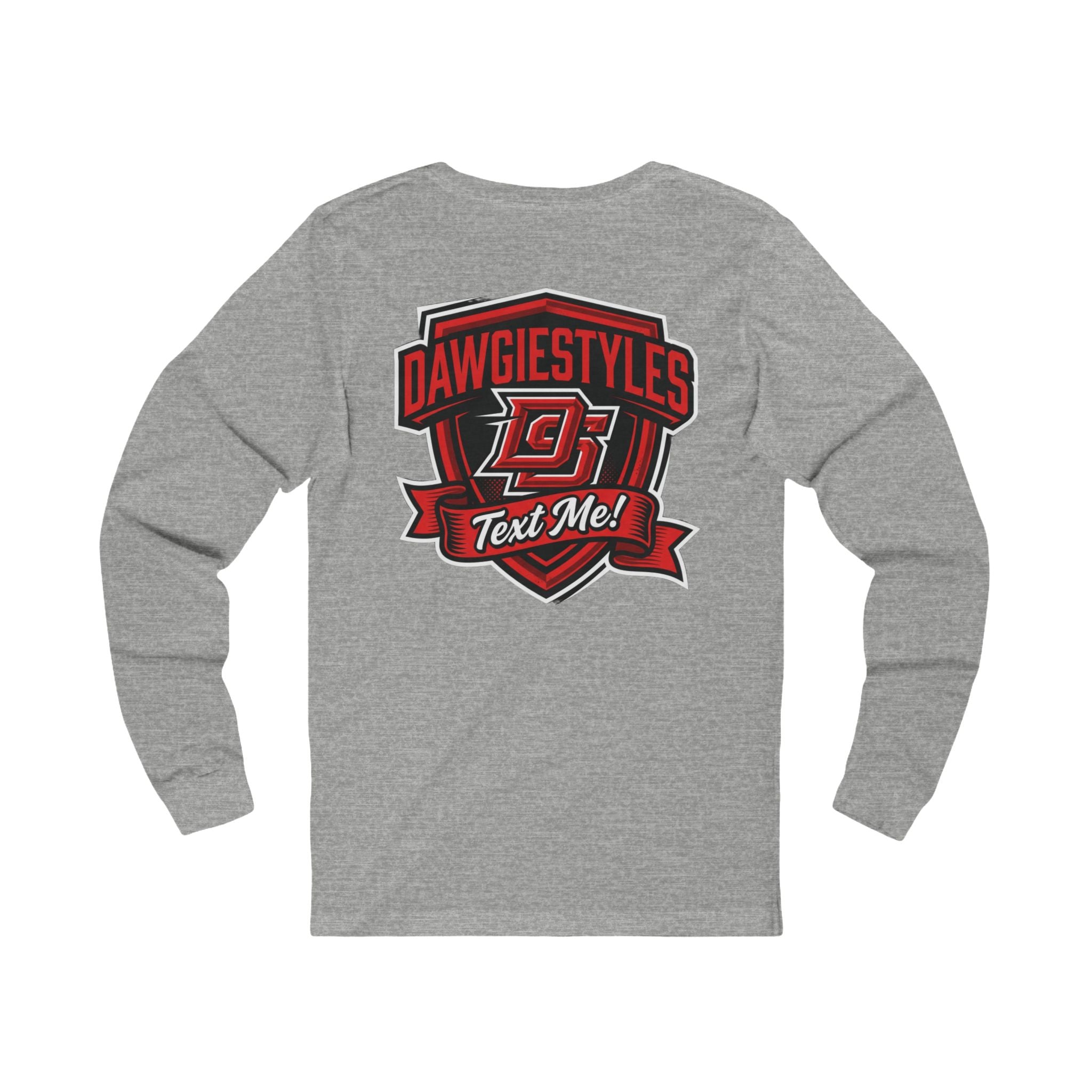 Minimal Monogram Long Sleeve Tee — DS Chest Logo