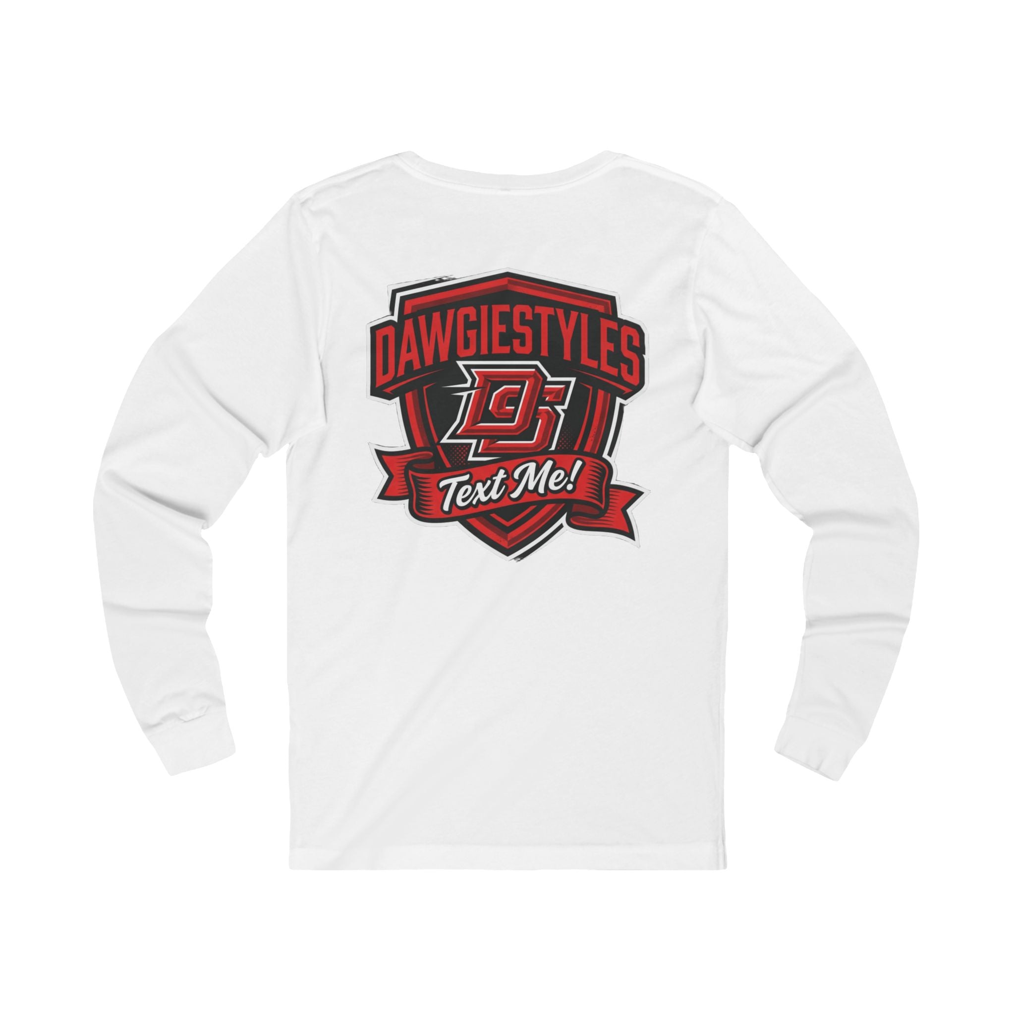 Minimal Monogram Long Sleeve Tee — DS Chest Logo