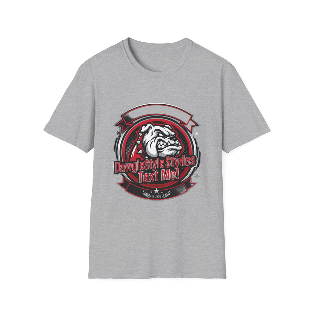 Bulldog Crest T-Shirt — Custom Text College Team Tee