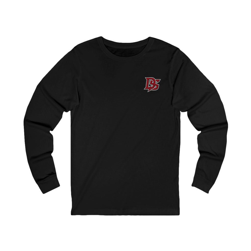 Minimal Monogram Long Sleeve Tee — DS Chest Logo