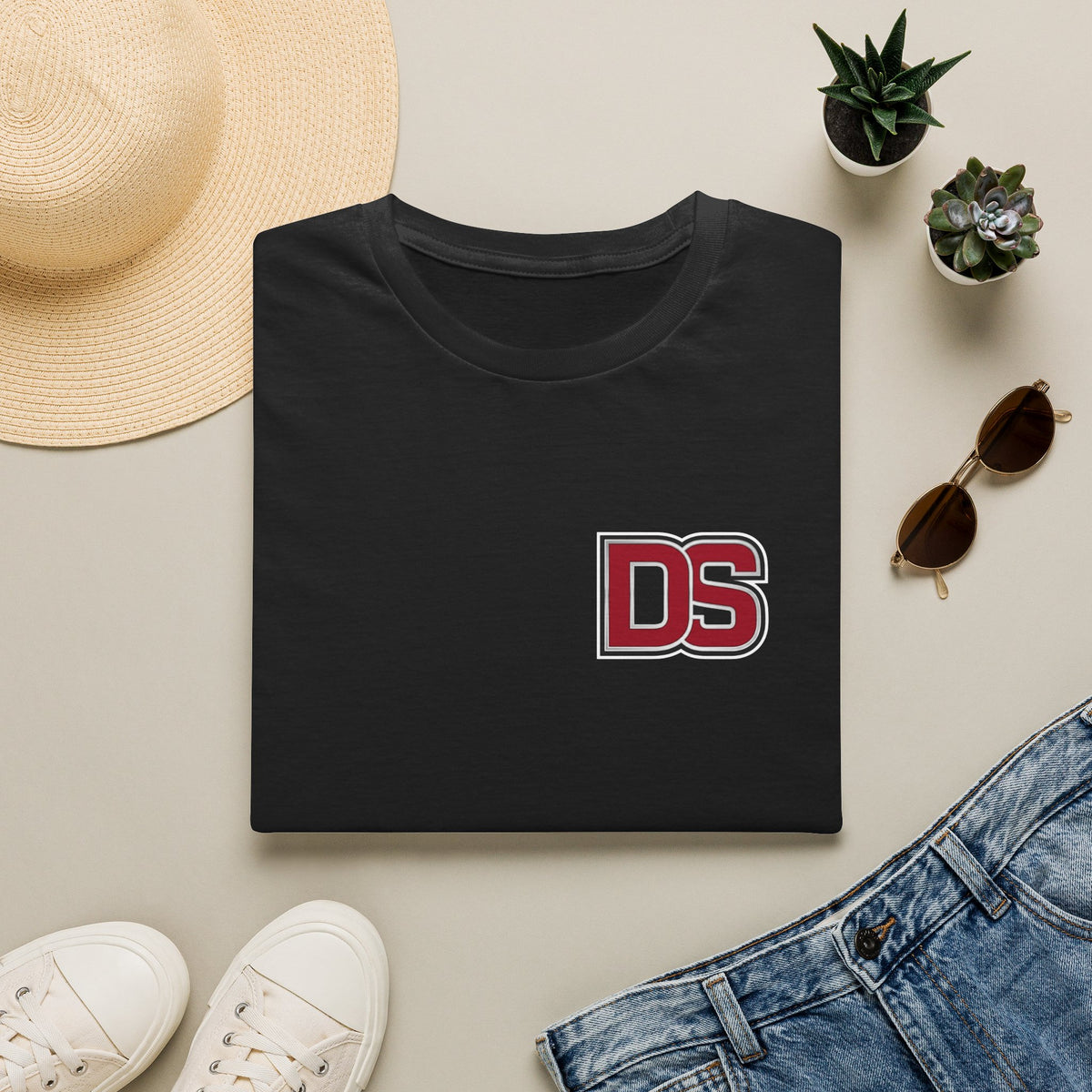 Bulldog Crest T-Shirt — Custom Text College Team Tee