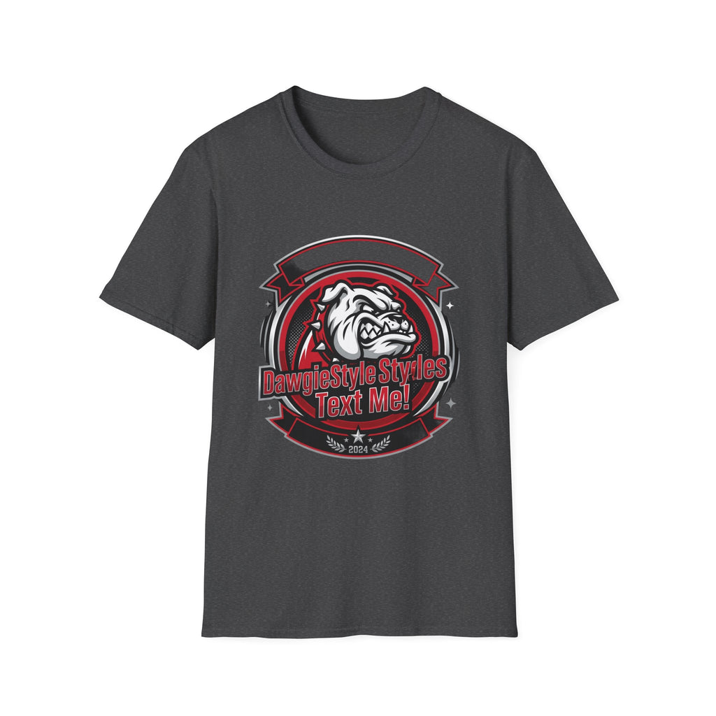 Bulldog Crest T-Shirt — Custom Text College Team Tee