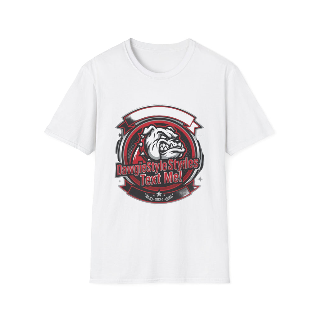 Bulldog Crest T-Shirt — Custom Text College Team Tee