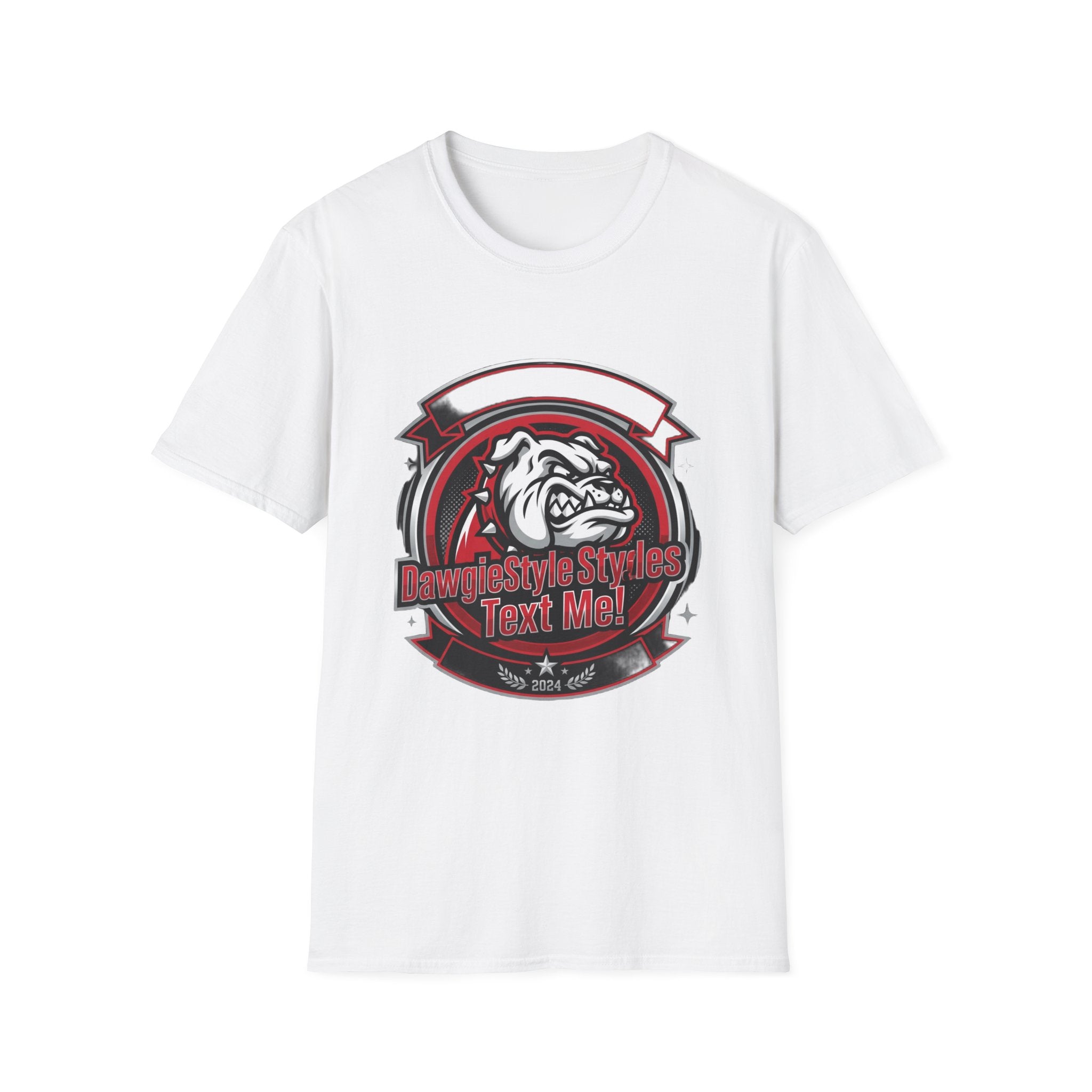 Bulldog Crest T-Shirt — Custom Text College Team Tee